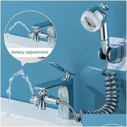 Bathroom Shower Heads Pressurized Head Kit For Washbasin Faucet Nozzle Hand Wall Mounted Sink Hose Sprayer Set 240325 Drop Delivery Dhml6