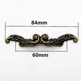 2pcs/Lot Antique Bronze Classic Furniture Hhandle For Box Craft Vintage Drawer Pull for Jewellery Box Gift Box Vintage Hardware