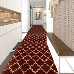 Corridor Carpet Long Hallway Area Rug Hotel Floor Mat Office Long Carpets Wedding Stair Kitchen Aisle Runner Mat Home Decor Mats