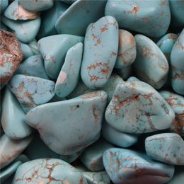 100g 2 Sizes Artificial Turquoise Quartz Crystal Stone Rock Gravel Specimen Tank Decor Natural stones and minerals