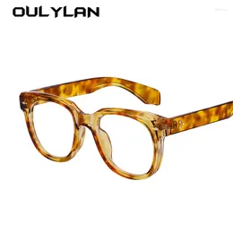 Sunglasses Frames Oulylan Anti Blue Glasses Square Transparent Black Optical Glasse Women Men Eyewear Blocking Eyeglasse Spectacle