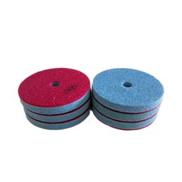 10 Pieces 80mm Abrasive Marble Sponge Pad Wear-Resistant Wet Grinding Sheet Stone Fibre Polishing Disc Mirror Polishing Sheet