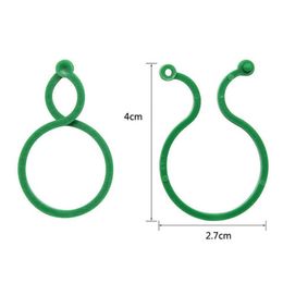 20/50/100 Pcs Plant Clips Garter Plants Tomato Clip Reusable Garden Plant Support Rill Greenhouse Plant Seeding Vines Clamp