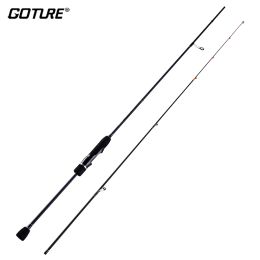 GOTURE WAVIER Ultra Light 2Sections Lure Rod Spinning Fishing Rod 24T Casting Rod for Trout Crappie Freshwater Baitcasting Rod