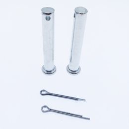 A Pair M10 Pins Flat Head Round Clevis Fastener for Linear Actuator Bracket