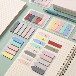 100 Sheets Sticky Tabs File Marker Colourful Writable Bookmarks for Page Marking Classify File Reading Notes School Office Supply