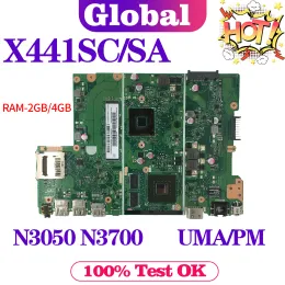 Motherboard KEFU Mainboard For ASUS A441SC A441SA X441SA X441SC F441S X441S A441S Laptop Motherboard N3050/N3060 N3700/N3710 2GB/4GBRAM