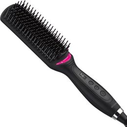 Brushes Pro Collection Extra Long Hair Straightening Brush, Black