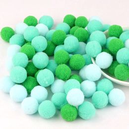 Mix Color Pompones 8/10/15/20/25/30mm Fluffy Soft Pom Pom Plush Pompoms Ball DIY Handmade Sewing Craft Kids Toy Wedding Decor