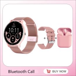 Watches Smart Watch Women Men 1.39inch Full Touch Screen Voice Assistant Whatsapp Message Notification Bluetooth Answer Call Smartwatch