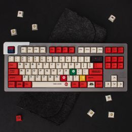 Accessories GMK Cherry Profile 131 Keys PBT Keycap DYESUB English Personality Custom Keycaps For Mechanical Keyboard 61/64/68/75/84/87/96