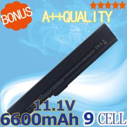 Batteries 6600mAh 9 cells Laptop Battery for Asus A32K52 A52 A52F A52J K42 K42F K52F K52 K52J K52JE K52JC Series A31K52 A41K52 A42K52