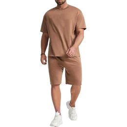 Custom Summer Sports Suit Mens Quick-drying Short-sleeved Shorts Loose and Breathable Casual Tracksuit