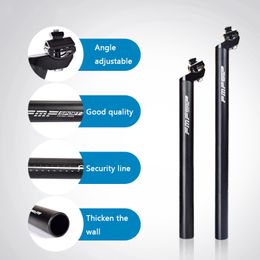 Bike Seatpost Aluminium Alloy Black Cycle MTB Road Bikes Parts 25.4/27.2/28.6/30.4/30.9/31.6/350/450mm Bicycle Seat Post