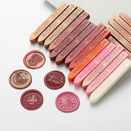 9cm Sealing Wax Stick Beads Retro Magic Arrow Pattern Wax Strips DIY Card Invitations Envelope Decorating Sealing Stamp Tool