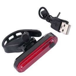 Tail Light Bicycle Tail Light USB Rechargeable Cycling Tail Light Durable Bike Taillight Mountain Bicycle Night Cycling