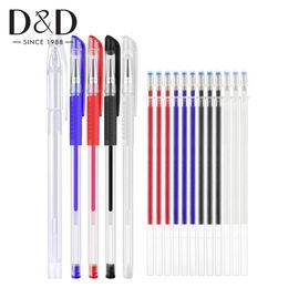 10Pcs Fabric Marker Pen Refills With 1Pc Temperature Disappearing Heat Erasable Pen for Fabric Leather DIY Patchwork Sewing Tool