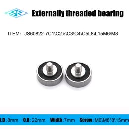 The manufacturer shall provide external thread bearing JS60822-7C1L8M6 screw pulley and external thread guide pulley