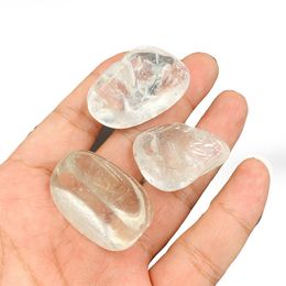 200g/Bag Natural Clear Tumbled Stone Healing Crystal Mineral Specimen Teaching Rock Bulk Gemstone For DIY Aquarium Decor