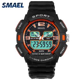 SMAEL Brand Sports Watches Men 30M Waterproof s THOCK Resisitant Military Watches Male Birthday Gifts Mens Wrist Watches WS1378300u