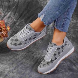 Dress Shoes Sneakers Large Womens Casual Single Breathable Front Lace up Coloured Forrest Gump Mesh H240412