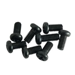 PM Black Round Head Phillips Machine Screws Pan Head Cross head Slot Bolts Machinery M1 M1.2 M1.4 M1.6 M2 M2.5 M2.6 M3 M3.5~M6