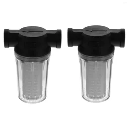 Kitchen Faucets 2pcs 1/2 Inch Inline Mesh Strainer Water Pump Filter Garden In-line