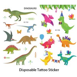 Dinosaur Party Set Dinosaur Banner Garland Giant Balloons Cake Topper Tattoo Sticker Dino Themes Event Party Supplies for Boys