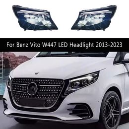 Front Lamp For Benz Vito W447 LED Headlight Assembly 13-23 Daytime Running Light Streamer Turn Signal Indicator Head Lights