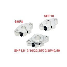 Hot sale 1pc SHF8 SHF10 SHF12 SHF13 SHF16 SHF20 SHF25 SHF30 8mm linear rail shaft support XYZ Table CNC Router 3D printer Part