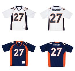 Stitched football Jerseys 27 Steve Atwater 1998 mesh Legacy Retired retro Classics Jersey Men women youth S-6XL