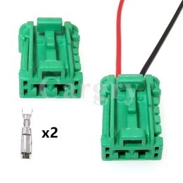 1 Set 2P Car Starter Wiring Terminal Plug 01-3216742G7 Automotive Air Conditioning Blower Resistance Fan Socket For Nissan