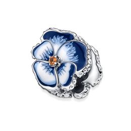 925 Sterling Silver Butterfly Caterpillar Flower Pandora Charm Bead Fit Original Pandora Charm Bracelet For Women DIY Jewelry