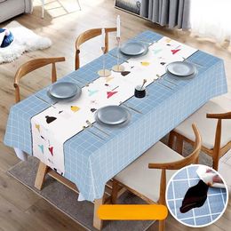 Modern Household Antifouling Nordic Tablecloth Rectangular Coffee Table Waterproof and Oil-proof Fabric Tablecloth Mantel Mesa