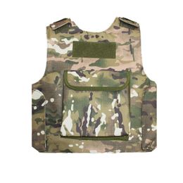 Military Kids Camouflage Hunting Clothes CS Combat Equipment Tactical Army Vest Children Cosplay Costume Airsoft Sniper Uniform