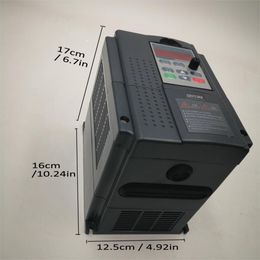 VFD 4KW/5.5KW/7.5KW 220V Single Phase Input and Output 3-Phases 220V Frequency Inverter Free-Shipping