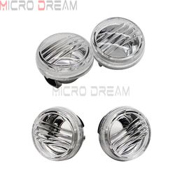 4pcs Clear Turn Signals Lense for Suzuki Boulevard M109R C109R C1800R M50 C90 Front & Rear Indicator Lens Cover Replacement