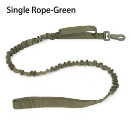 Tactical Bungee Dog Leash 2 Handle Quick Release Cat Dog Pet Leash Elastic Leads Rope Military Dog Training Leashes