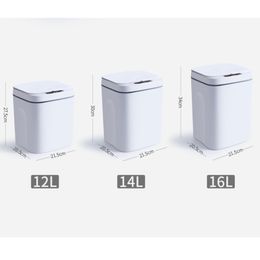 3Mode Home Intelligent Trash Can 3S Auto Sensor Dustbin Smart Sensor Electric Waste Bin Rubbish Can For Kitchen Bathroom Garbage
