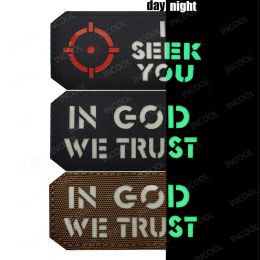 IN GOD WE TRUST Embroidery Patch Slogan Patches Military Army Embroidered Badges Tactical Appliqued Patches Emblem For Cap