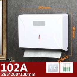 Wall-Mounted Bathroom Tissue Dispenser Paper Towel Storage Box Holder Waterproof Dustproof Luxury Tissue Box for Kitchen