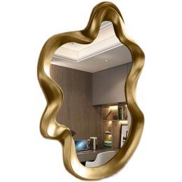 Large Decorative Mirror Hanging Makeup Full Body Irregular Aesthetic Decorative Mirror Bathroom Espejo Grande House Decoration