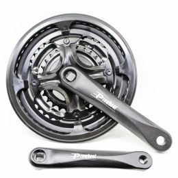 28/38/42/48T 7/8/9 Speed Bicycle Crankset MTB Bicycle Crank Set 170mm Tooth Plate Square Hole Bike Sprocket Bike Parts