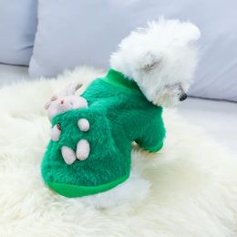 PETCIRCLE Dog Clothes Jacket Bunny Crew Neck Shirt Fit Small Dog Puppy Pet Cat Autumn&Winter Pet Cute Costume Dog Clothes Coat