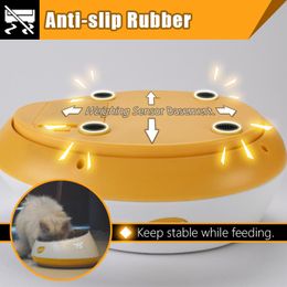 Smart Pet Food Weighing Bowl Measuring Feeder, Automatic Food Container, Detachable Digital LCD Scale Dispenser, Dog