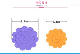 22PCS 3D stereo craft paper paper rolling flowers DIY origami paper quilling material 10colors