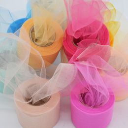 22M Colourful Shiny Crystal Tulle Roll Organza Sheer Gauze DIY Girls Tutu Skirt Gift Wedding Party Decor Baby Shower Decor Supply