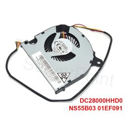Pads Free shipping Original NEW CPU Cooling fan for NS55B03 15J07 01EF091 DC28000HHD0 5v 0.45A notebook fan