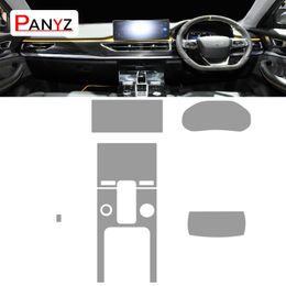 For Chery Tiggo 8 Pro 2021-2022 Car Interior Centre console Transparent TPU Protective film Anti-scratch Repair film Accessories