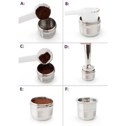 Capsulone/fit for illy X Y coffee Machine maker/STAINLESS STEEL Metal Refillable Reusable capsule fit for illy cafe pod cup